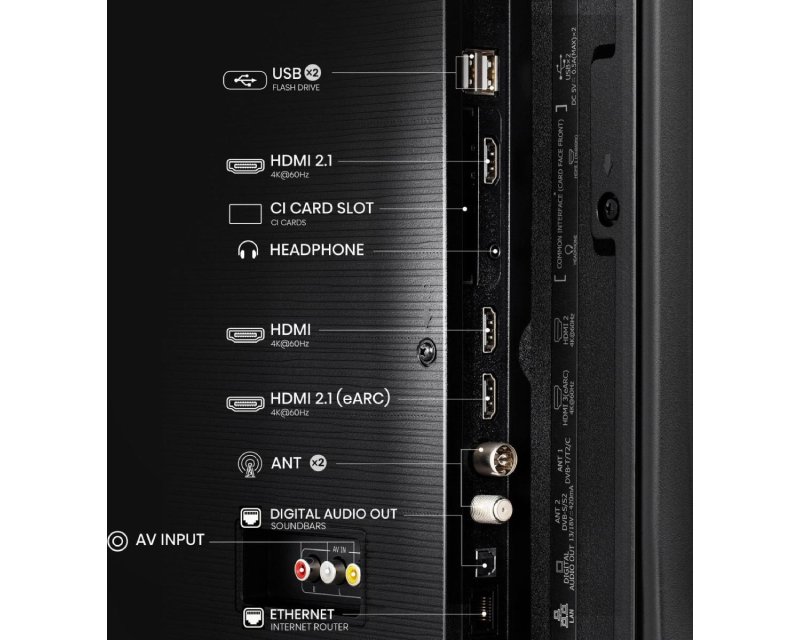 HISENSE 75 inča 75A6Q 4K UHD LED Smart TV outlet