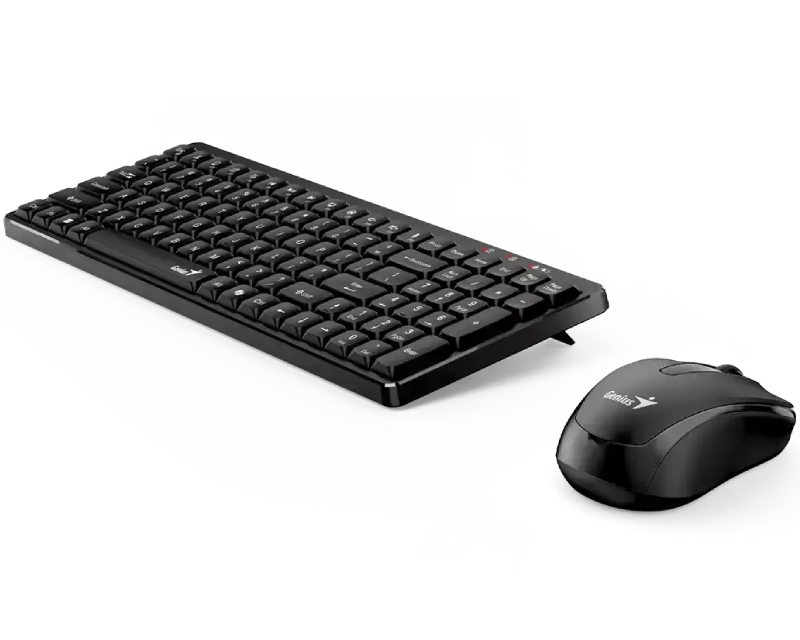 GENIUS LuxeMate Q8100 Wireless USB US crna tastatura + miš - Image 4