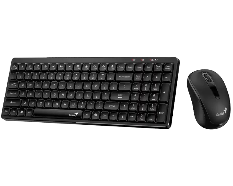 GENIUS LuxeMate Q8100 Wireless USB YU crna tastatura + miš