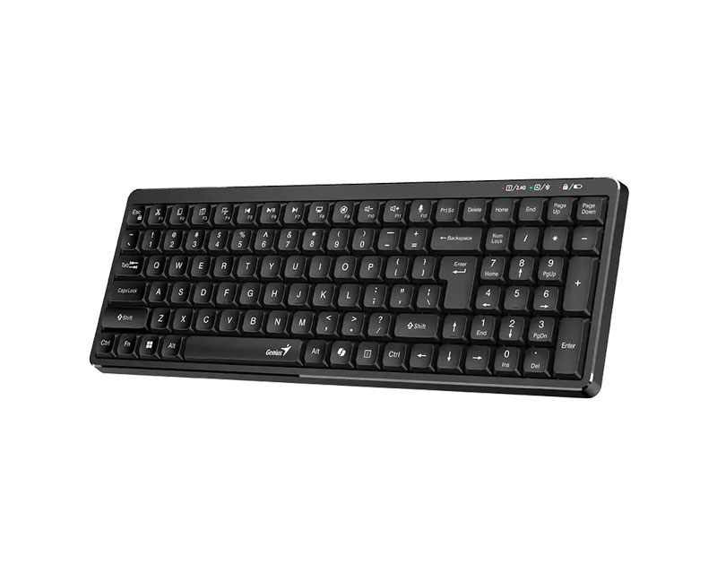 GENIUS LuxeMate Q7100BT Wireless USB US crna tastatura