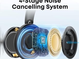ANKER Soundcore Space One Pro ANC BT slušalice crne