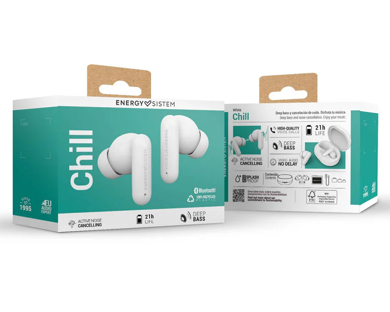 ENERGY SISTEM White Chill ANC slušalice bele (M45992)