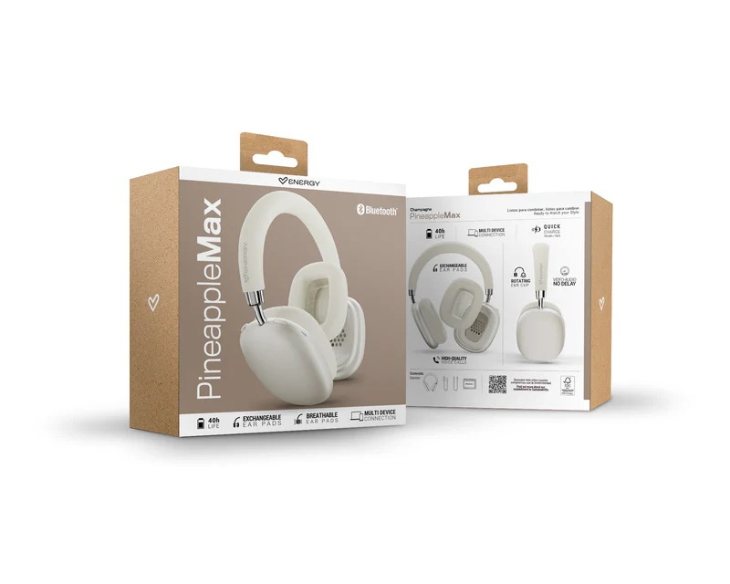 ENERGY SISTEM Champagne Pineapple Max slušalice krem (M45996)