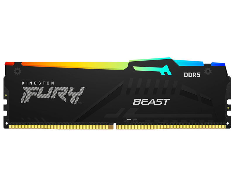 KINGSTON DIMM DDR5 32GB 5600MT/s KF556C36BBE2A-32 FURY Beast Black RGB EXPO
