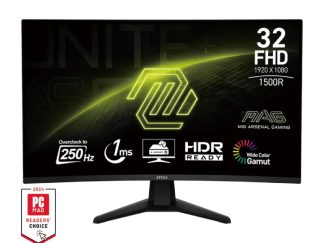 MSI 31.5 inča MAG 32C6X FHD 1920x1080 250Hz AdaptiveSync zakrivljeni gaming monitor