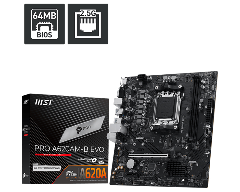 MSI PRO A620AM-B EVO matična ploča
