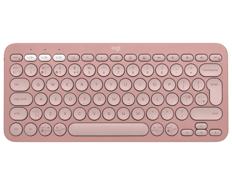 LOGITECH K380s Bluetooth Pebble Keys 2 US roze tastatura