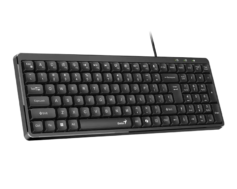 GENIUS LuxeMate 120 USB US slim crna tastatura
