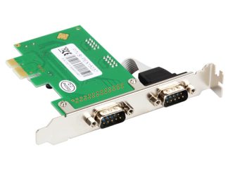 E-GREEN PCI Express kontroler 2-port (RS-232,DB-9)