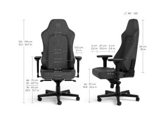 NOBLECHAIRS HERO TX Gaming stolica antracit