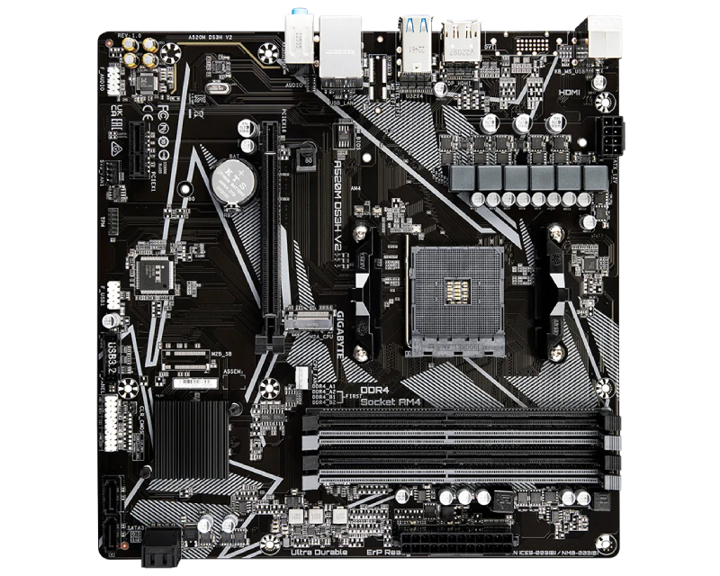 GIGABYTE A520M DS3H V2 rev. 1.x matična ploča