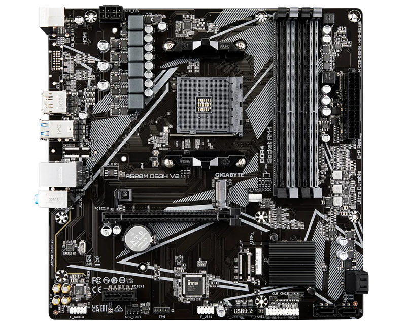 GIGABYTE A520M DS3H V2 rev. 1.x matična ploča