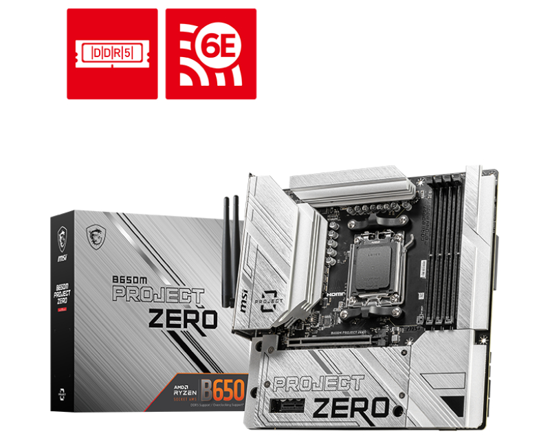 MSI B650M PROJECT ZERO matična ploča