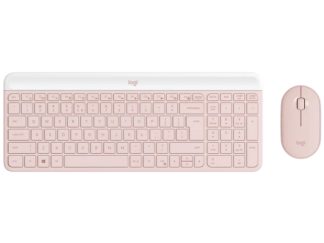 LOGITECH MK470 Wireless Desktop US Roze tastatura + miš