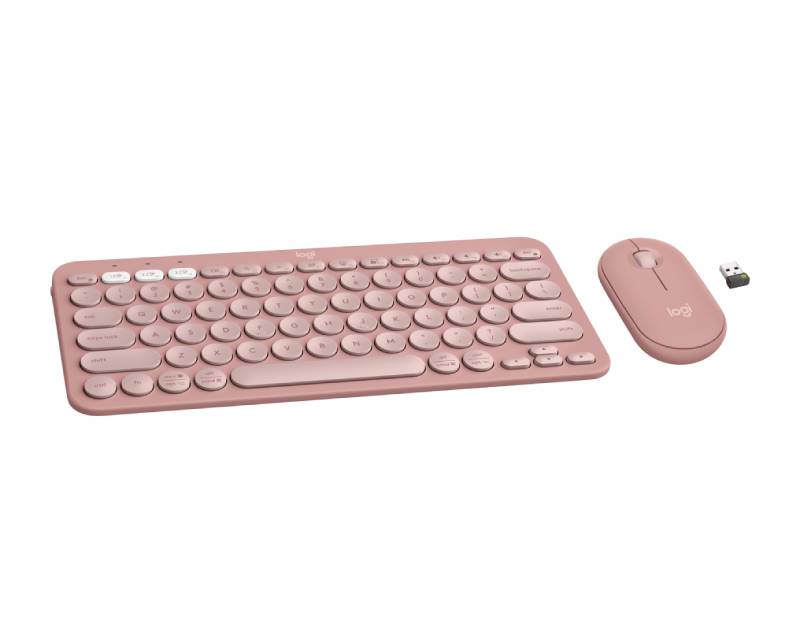 LOGITECH Pebble2 Wireless Combo US tastatura i miš roze - Image 4