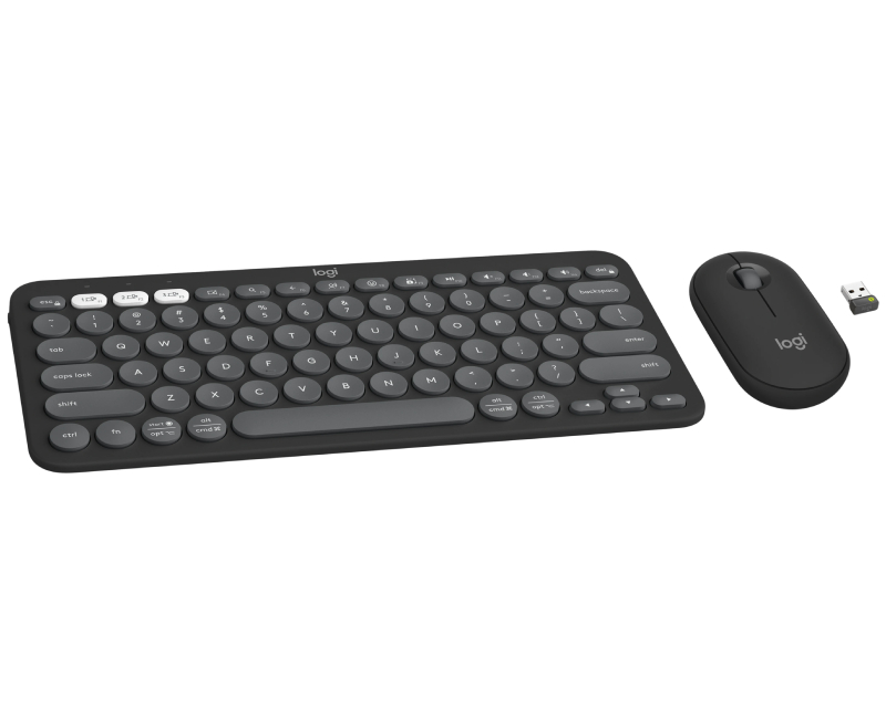 LOGITECH Pebble2 Wireless Combo US tastatura + miš Graphite - Image 4