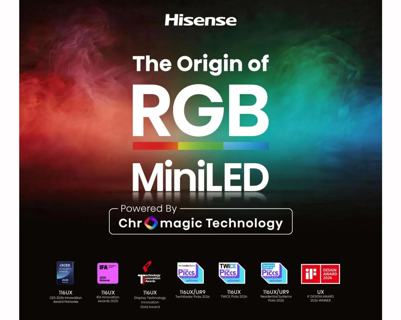 HISENSE 65 inča 65UR8S RGB Mini-LED 4K UHD Smart TV