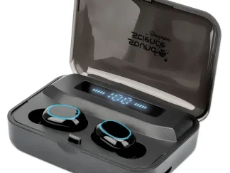 Slušalice TWS Manhattan 180382 Bluetooth 5.0 crne
