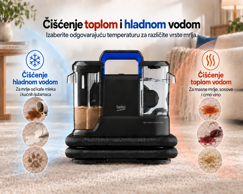 BEKO VSC 1200 B usisivač sa posudom