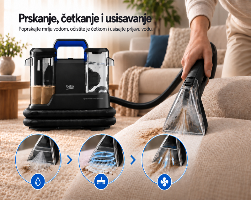 BEKO VSC 1200 B usisivač sa posudom