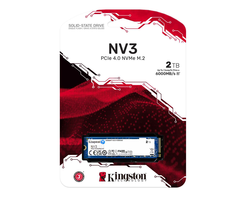 KINGSTON 2TB M.2 NVMe SNV3S/2000G series NV3 SSD