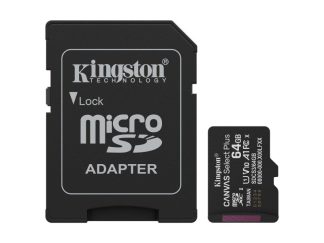 KINGSTON Memorijska kartica U1 V10 SDXC 64GB Canvas Select Plus G3 150R SDCS3/64GB + adapter