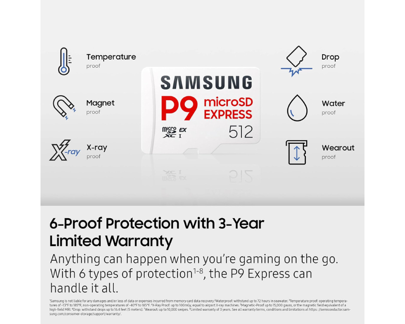 SAMSUNG Memorijska kartica P9 Express MicroSDXC Card 256GB MB-MK256T