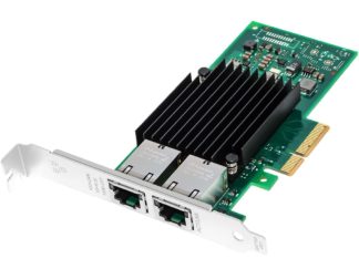 E-GREEN PCI-Express x4 kontroler na 2-porta 10 Gigabit Ethernet (Intel x 550)