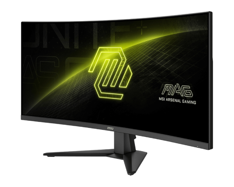 MSI 34 inča MAG 346CQ UWQHD 3440x1440 VA 180 Hz zakrivljeni gaming monitor