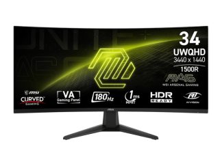 MSI 34 inča MAG 346CQ UWQHD 3440x1440 VA 180 Hz zakrivljeni gaming monitor