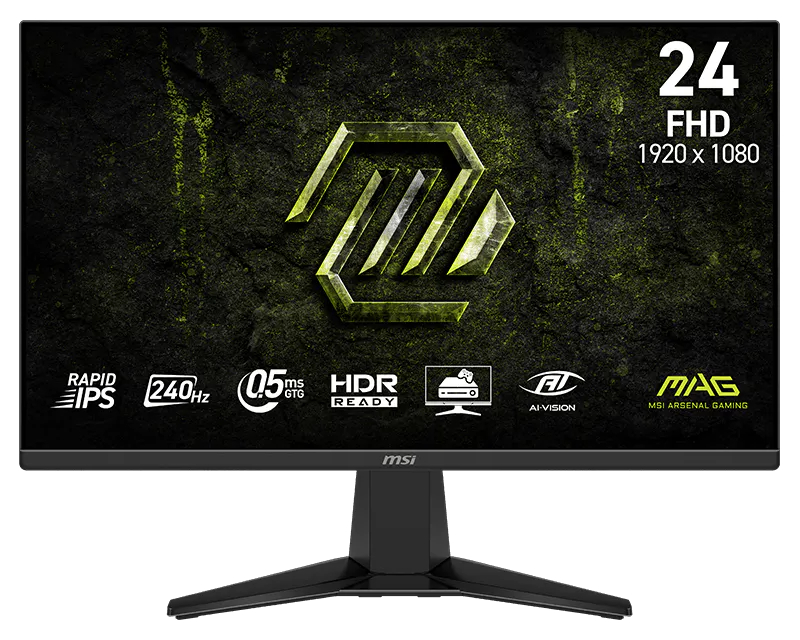 MSI 24 inča MAG 245F X24 FHD 1920x1080 Rapid IPS 240 Hz gaming monitor