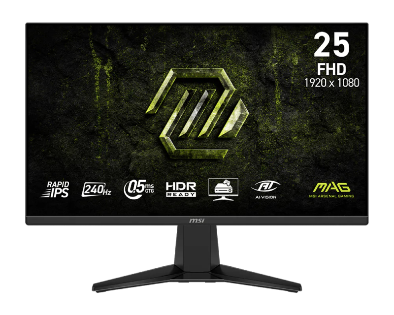 MSI 25 inča MAG 255F X24 FHD 1920x1080 Rapid IPS 240 Hz gaming monitor