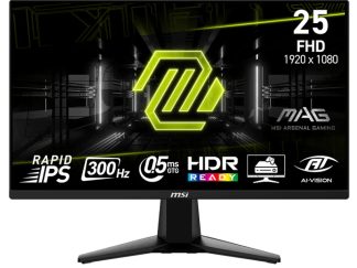 MSI 25 inča MAG 255XF FHD 1920x1080 Rapid IPS 300 Hz gaming monitor