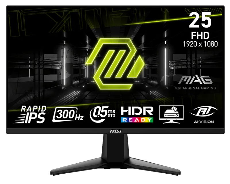 MSI 25 inča MAG 255XF FHD 1920x1080 Rapid IPS 300 Hz gaming monitor
