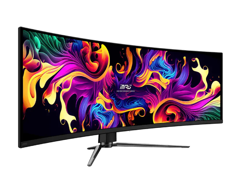 MSI 49 inča MPG 491CQPX QD-OLED DQHD 5120x1440 240Hz FreeSync Premium Pro zakrivljeni gaming monitor