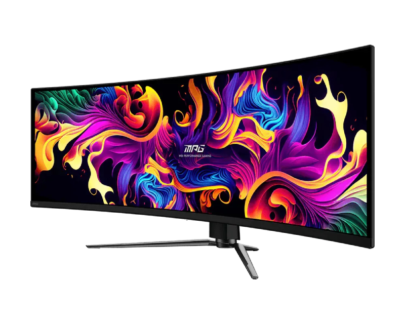 MSI 49 inča MPG 491CQPX QD-OLED DQHD 5120x1440 240Hz FreeSync Premium Pro zakrivljeni gaming monitor